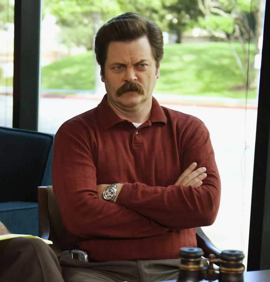 Angry Ron Swanson
